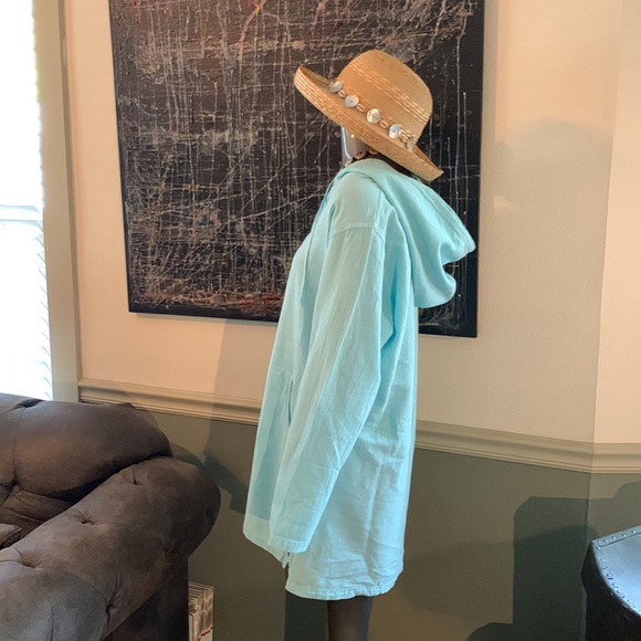 Drawstrings of Malibu Cotton Baja Tunic Cover Up - Picture 5 of 10